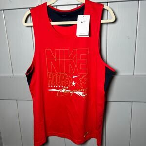 Men's Nike Hoops Champions Red Tank Size Medium NEW